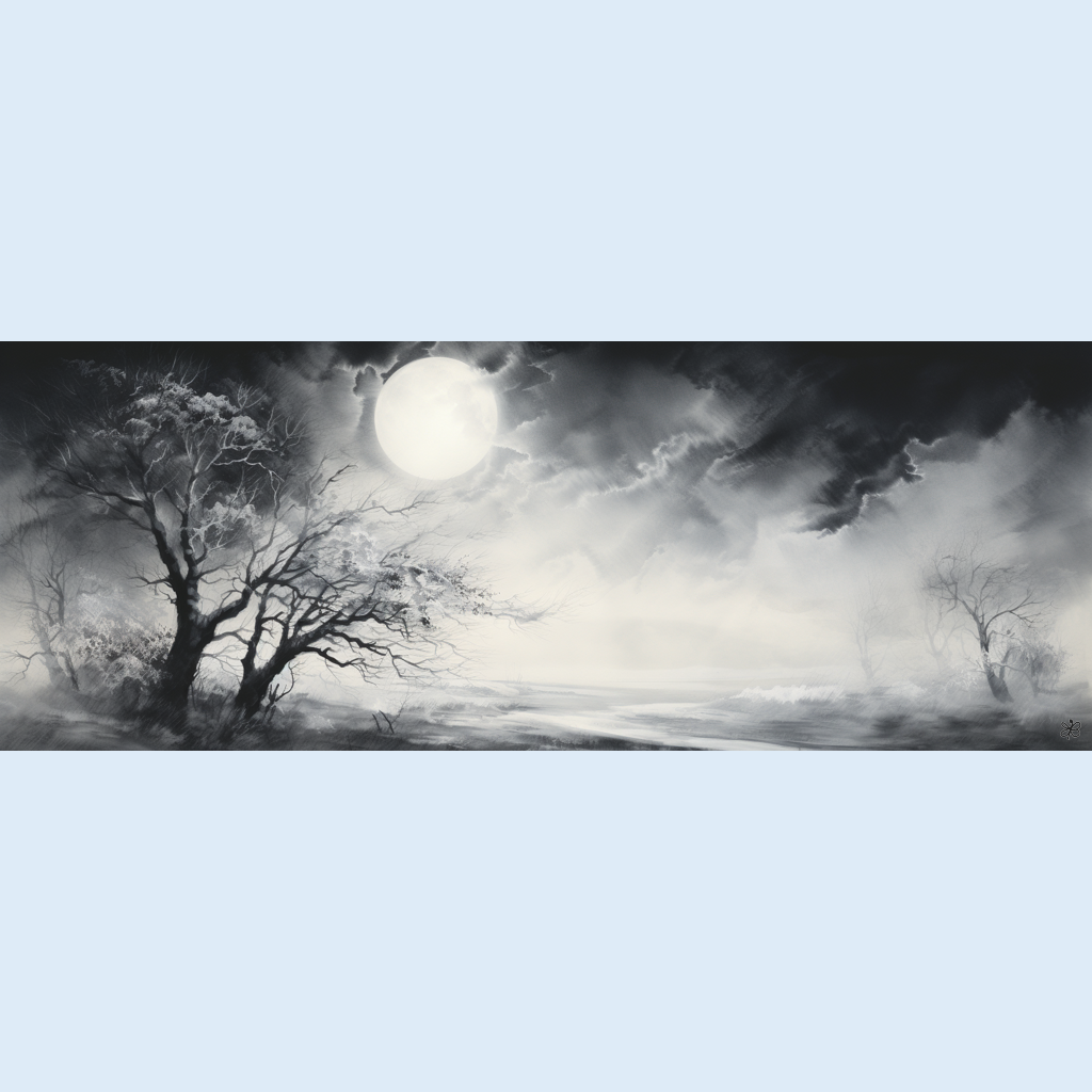 tree in moonlight #5