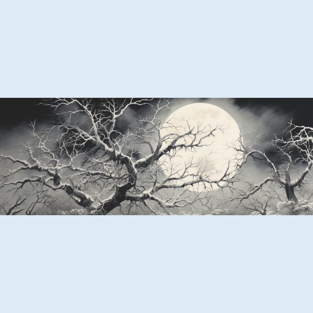 tree in moonlight #8