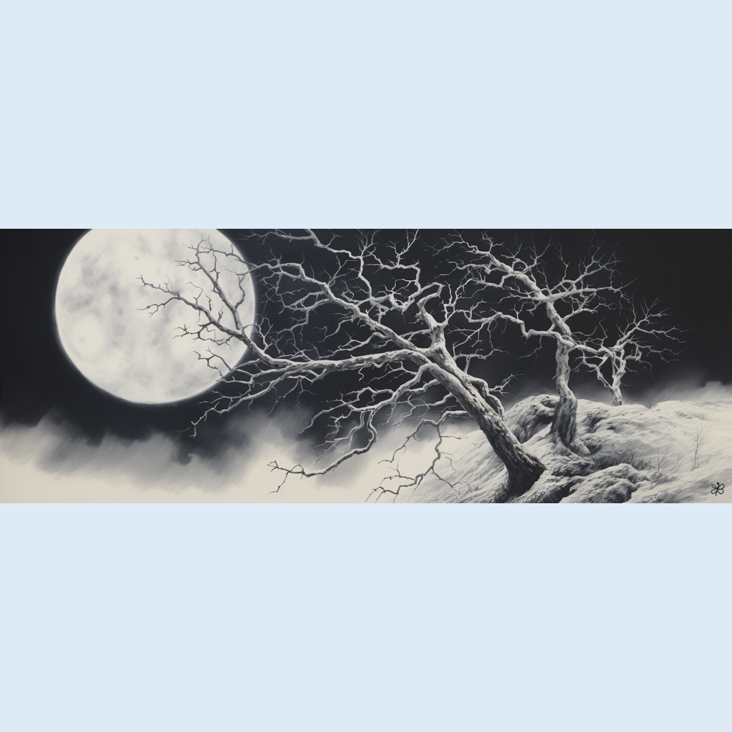 tree in moonlight #9