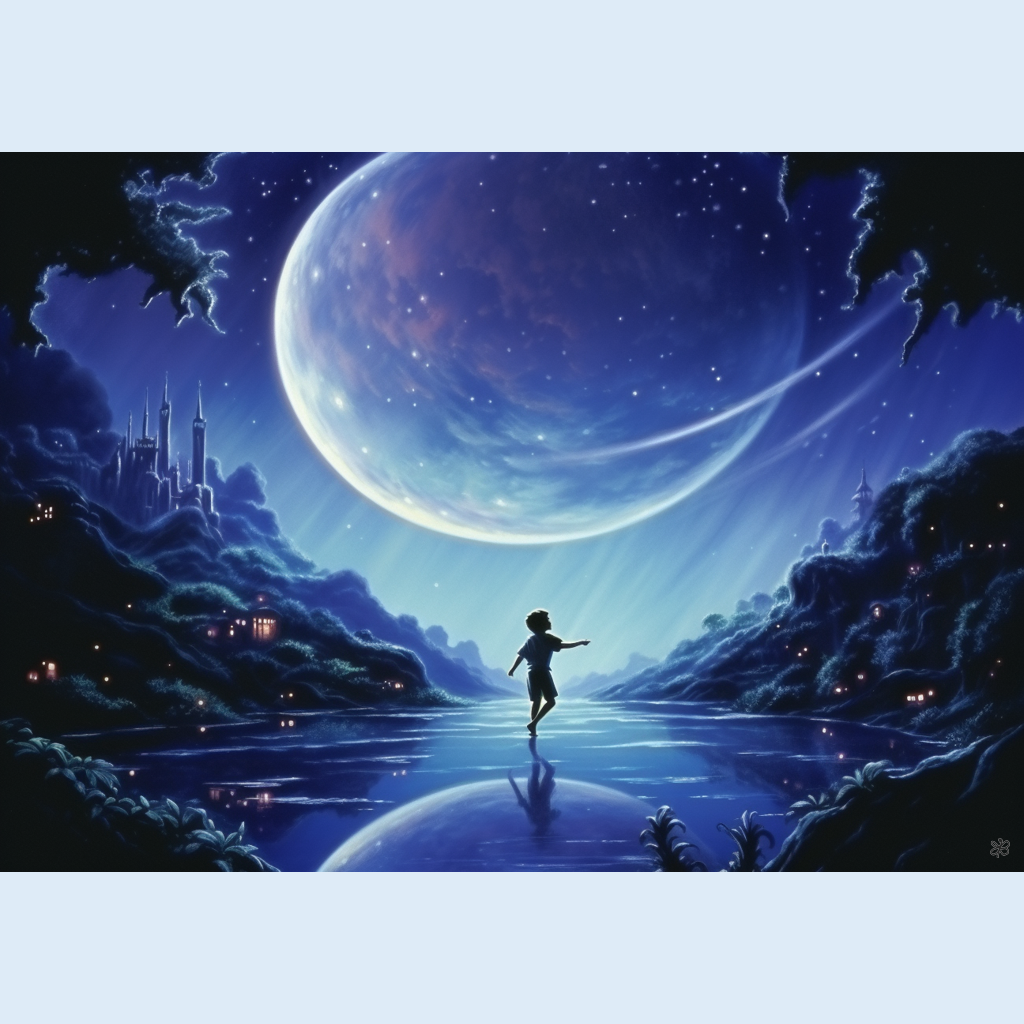 blue moon and stars #10