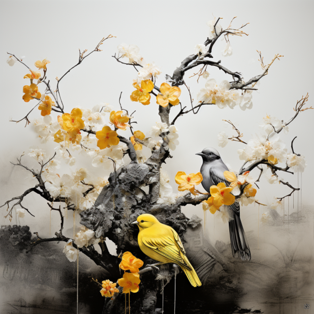 birds branch #4