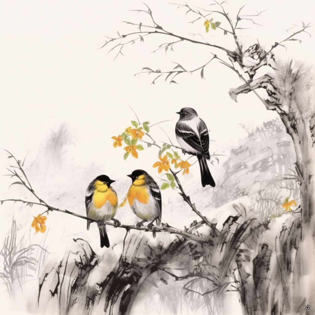 birds branch #9