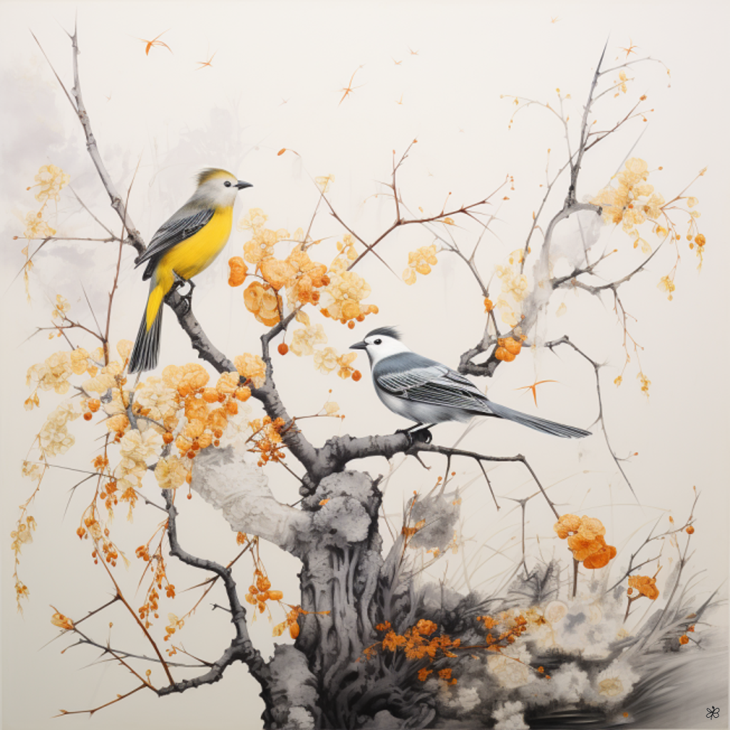 birds branch #3