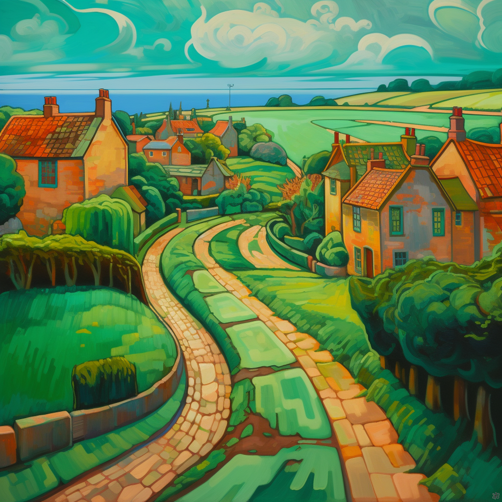 Road and buildings #15