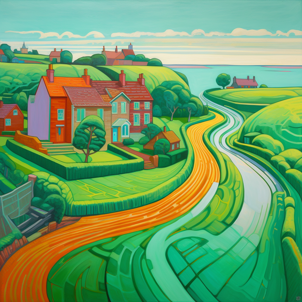 Road and buildings #13