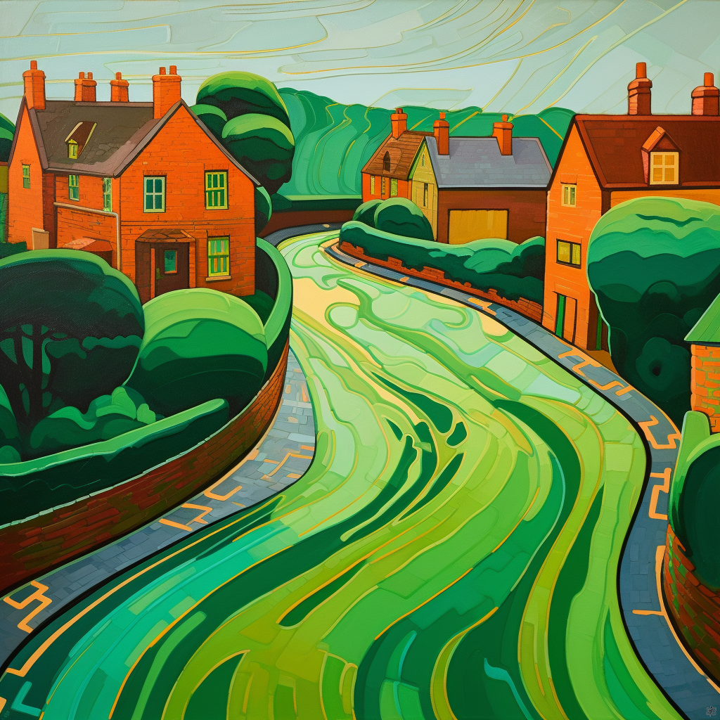 Road and buildings #20