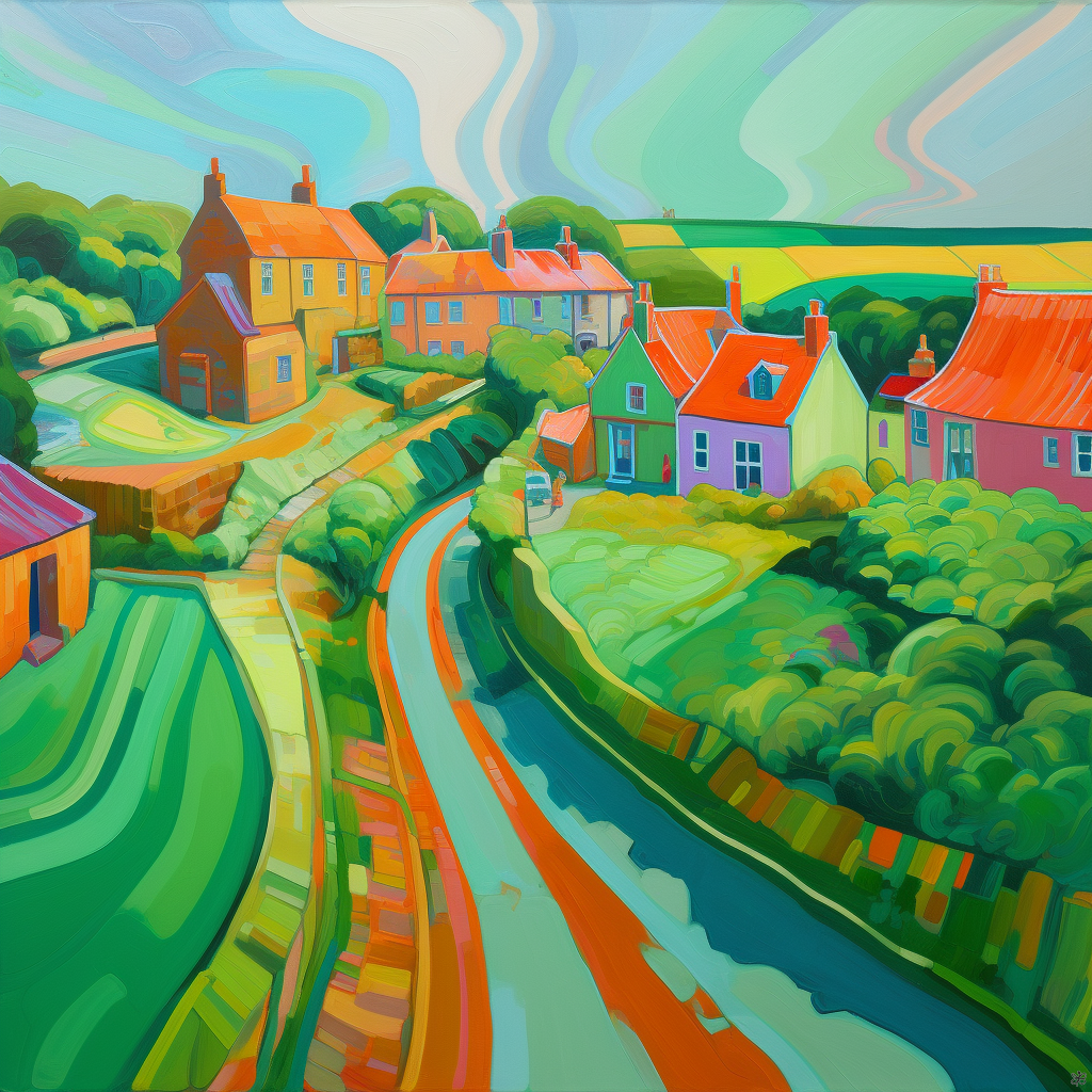 Road and buildings #1
