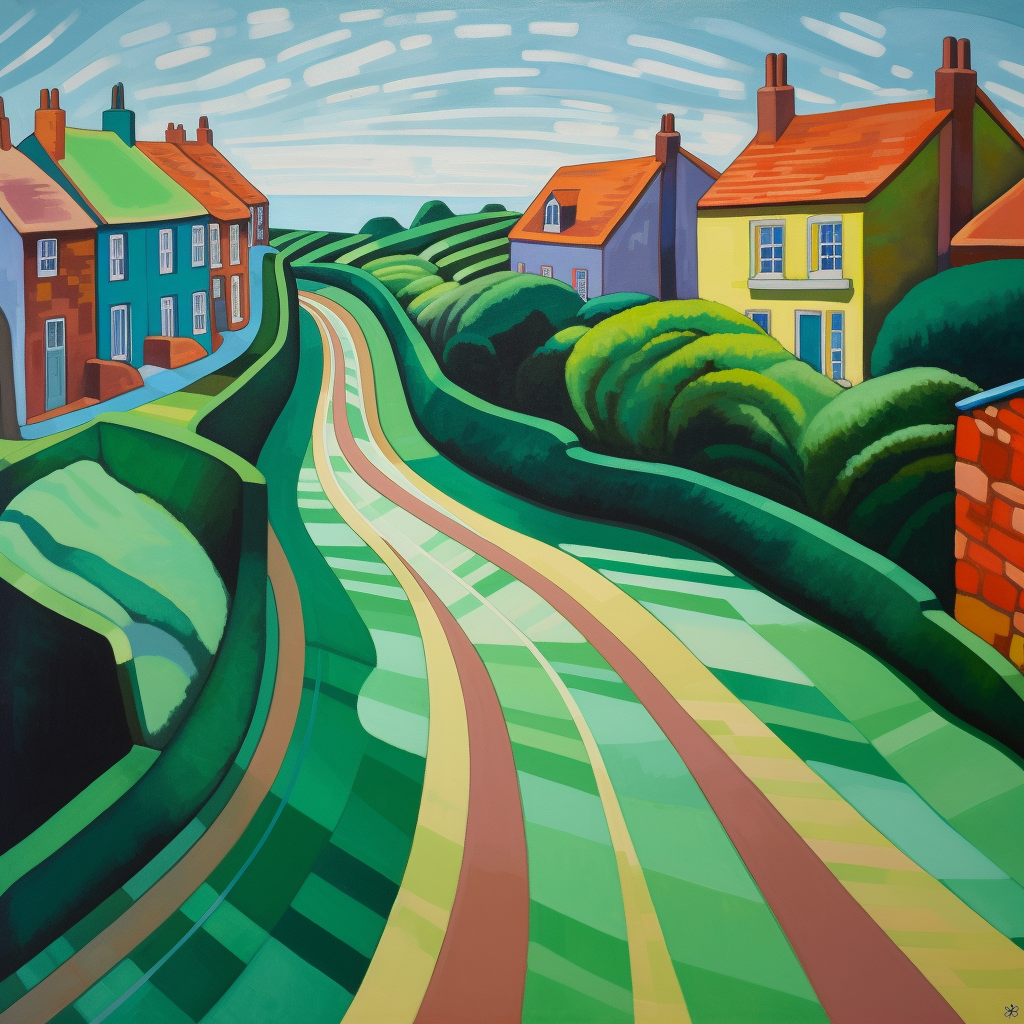 Road and buildings #5