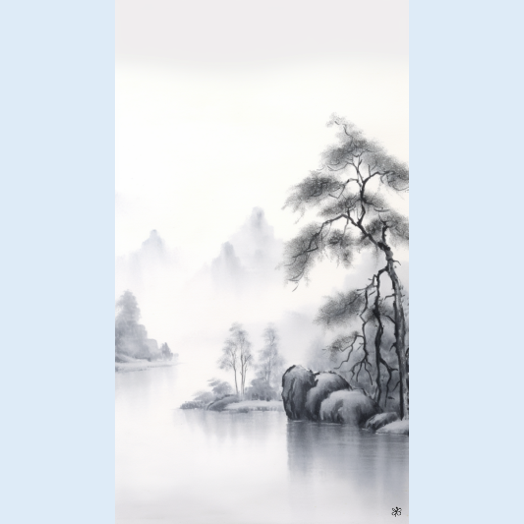 serene lakeside #4