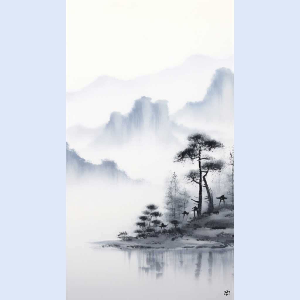 serene lakeside #12