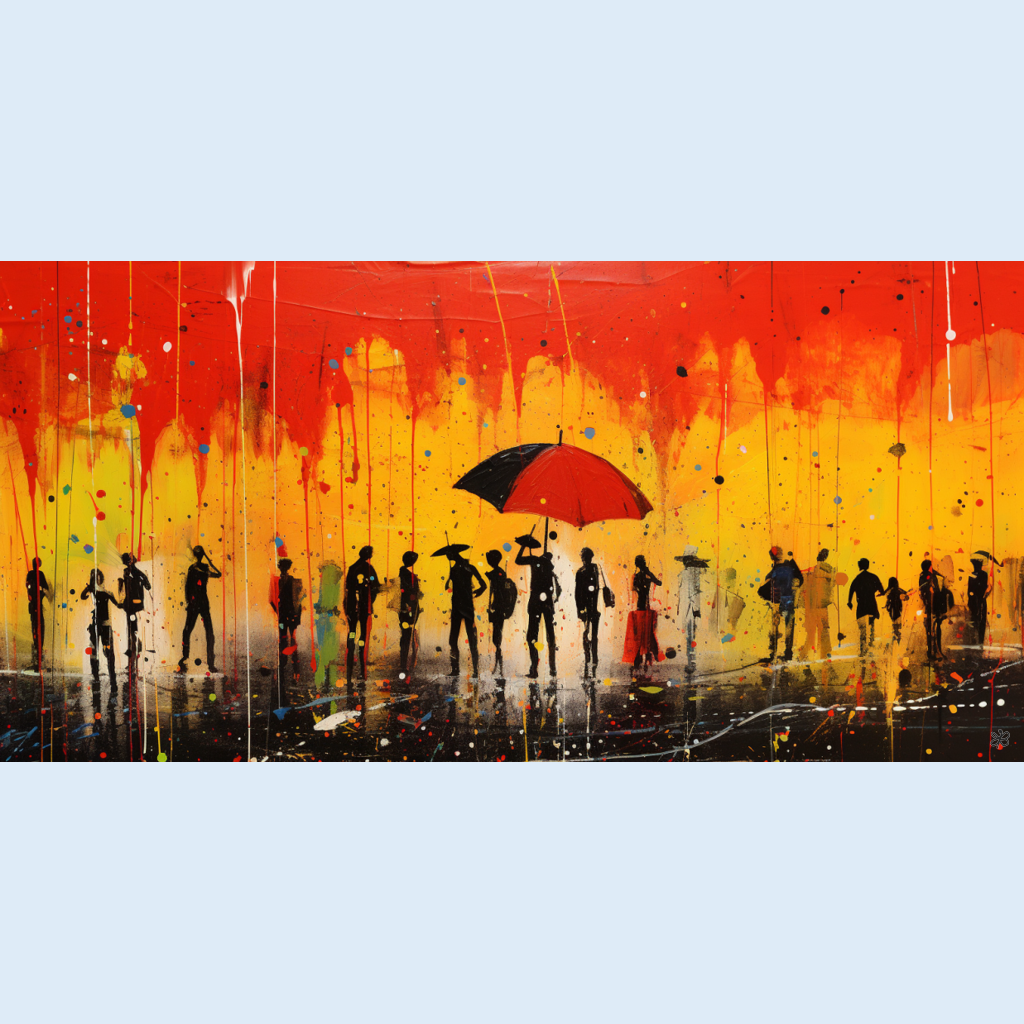 umbrella paint ball #1