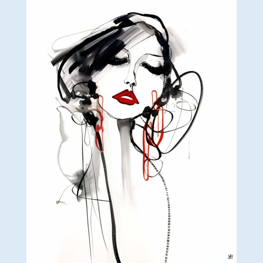 woman in red #12