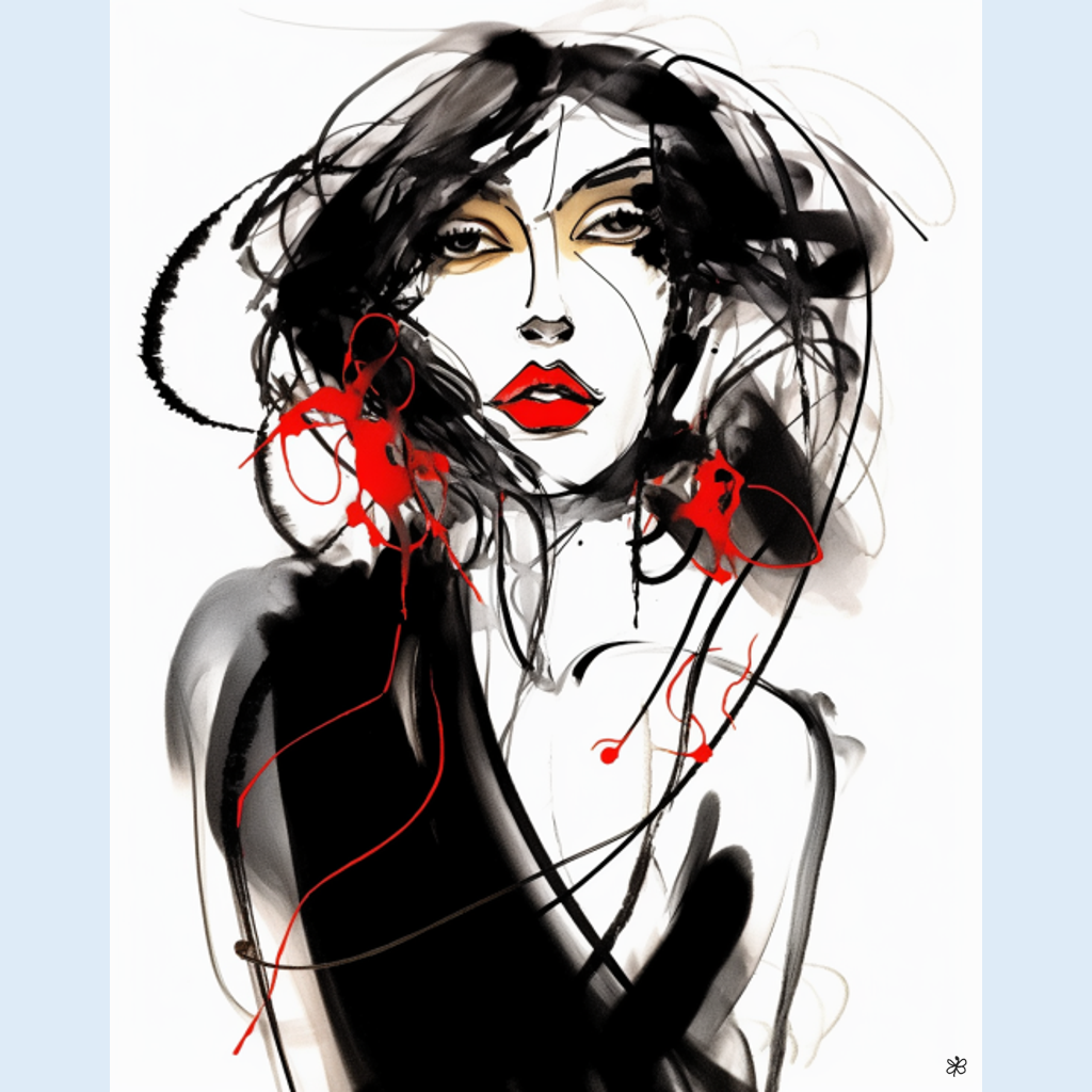 woman in red #11