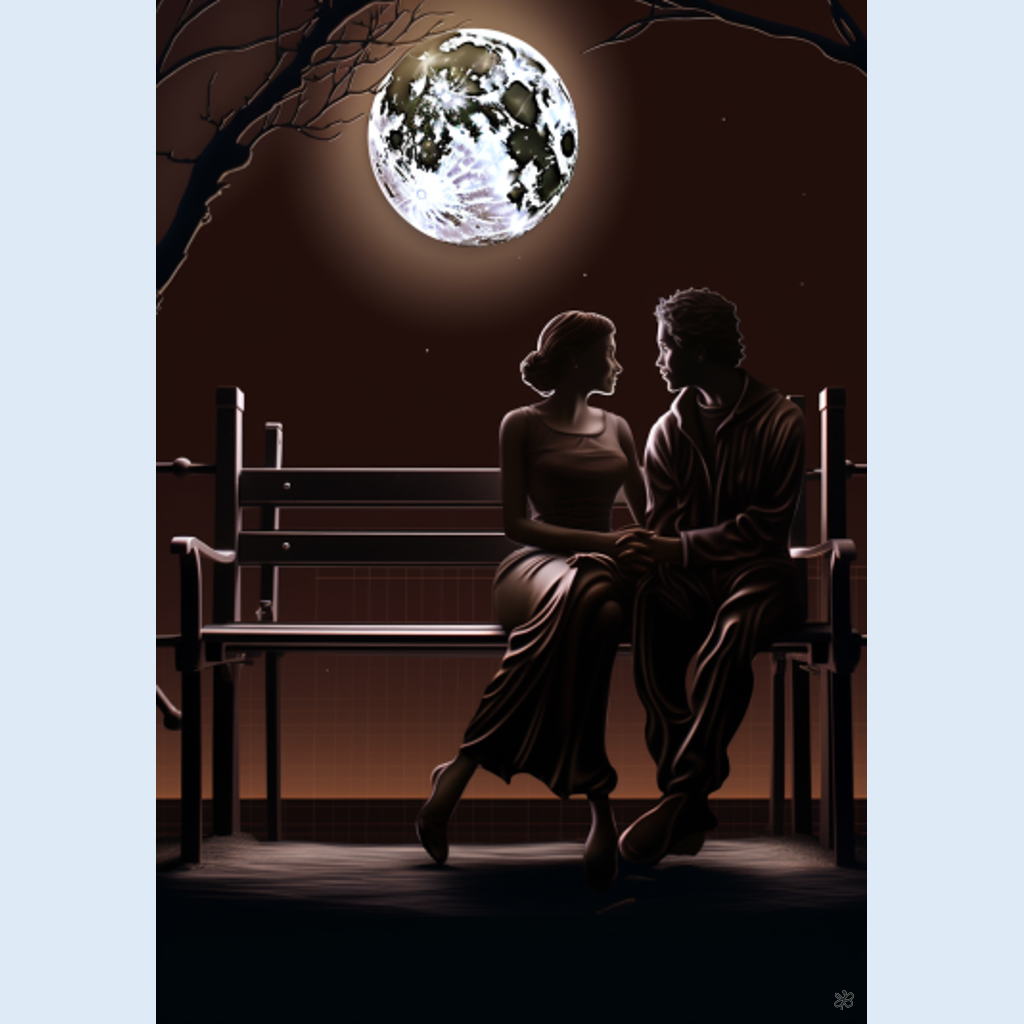 a man and a woman near a bridge #14