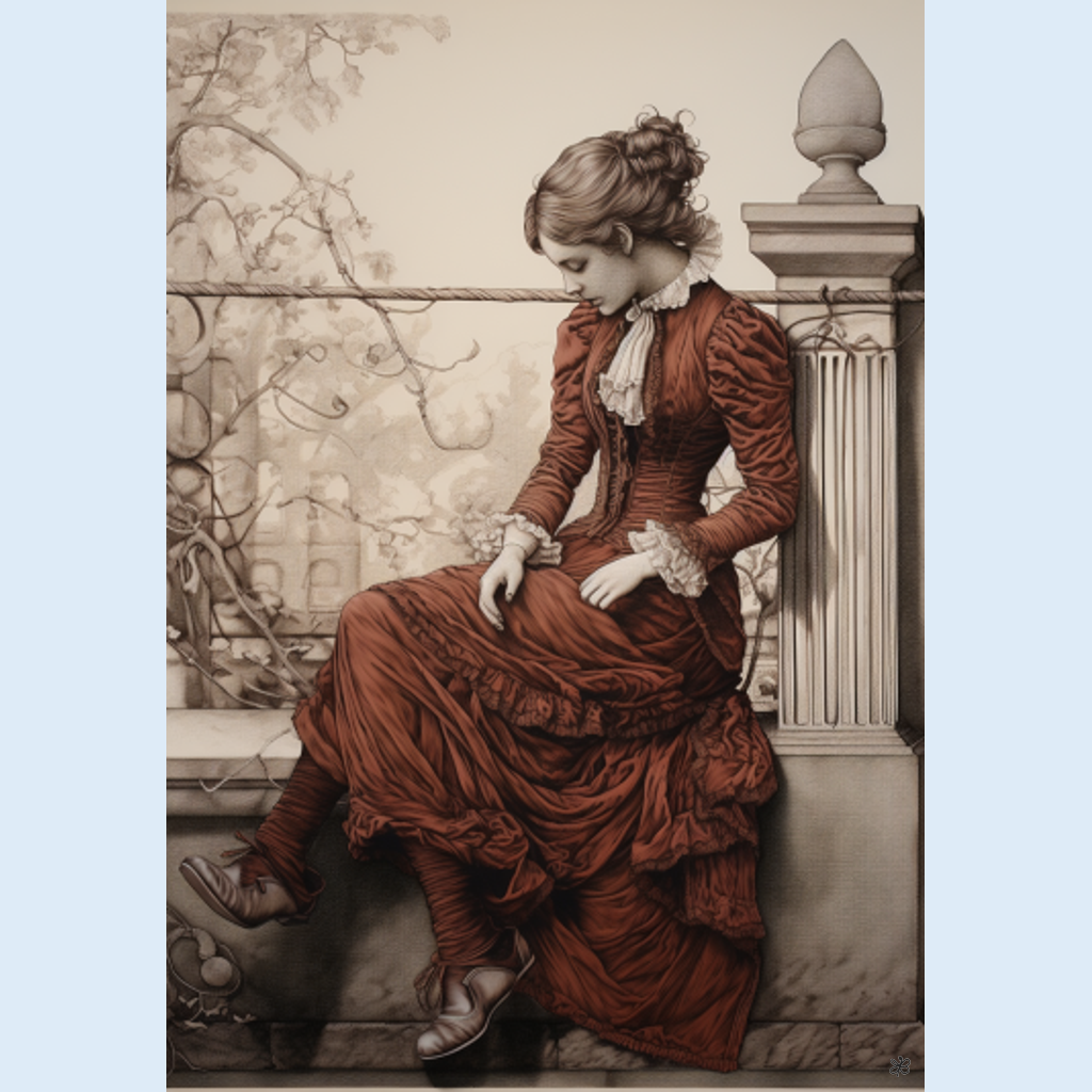 woman on fence #15