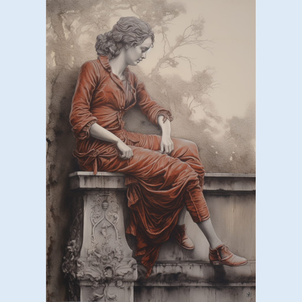 woman on fence #9