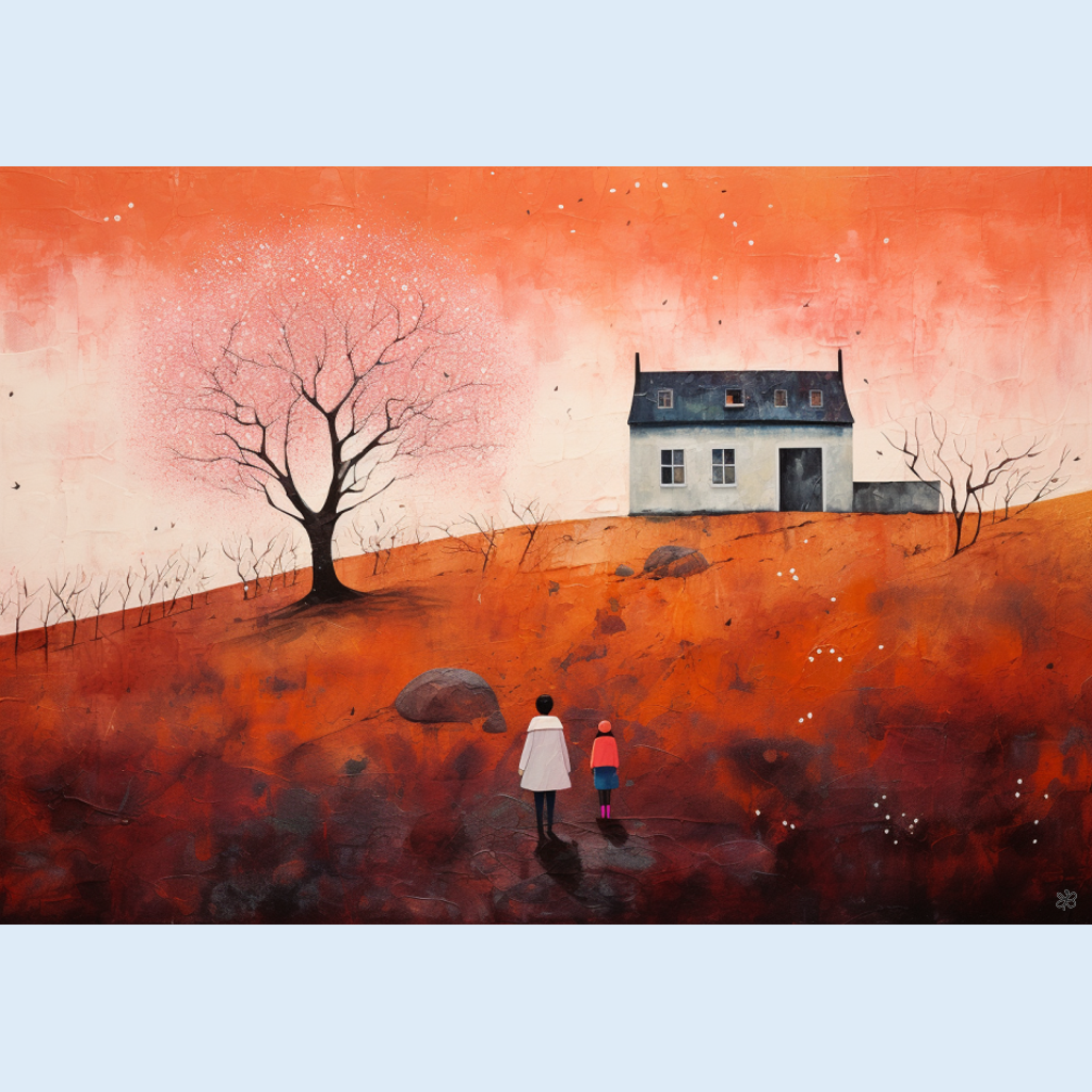 couple at house #1