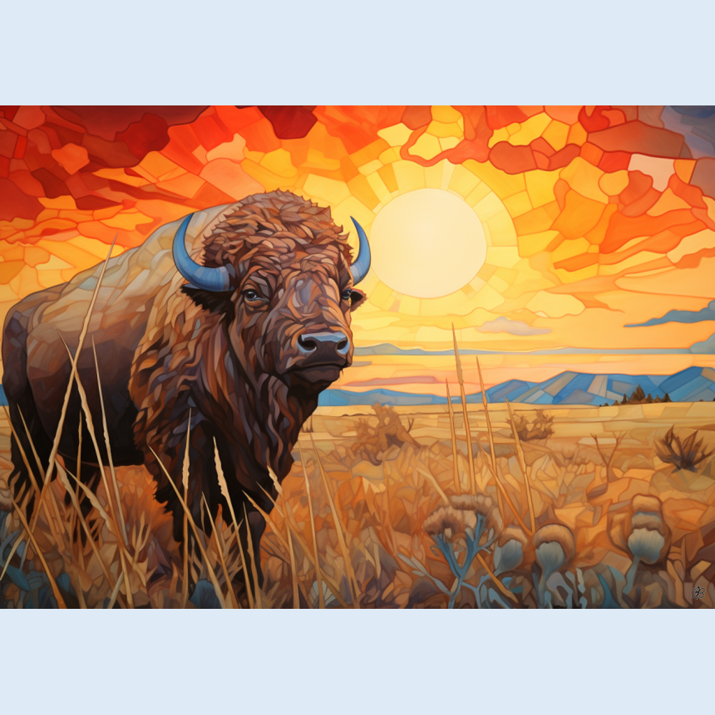 prairie bison #9