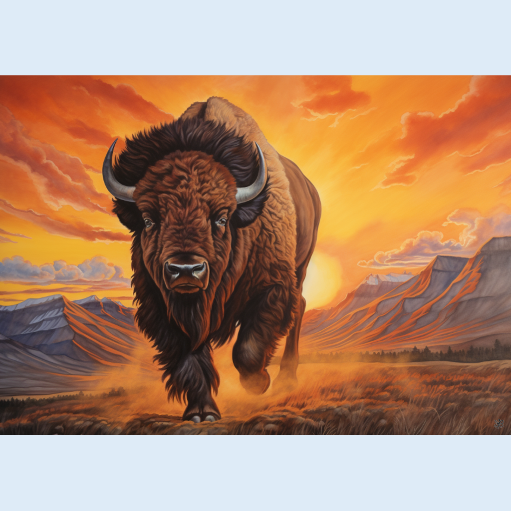 prairie bison #10