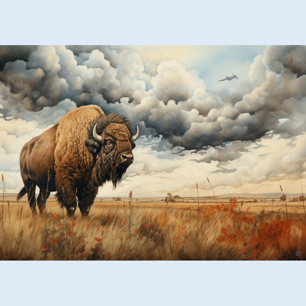 prairie bison #13