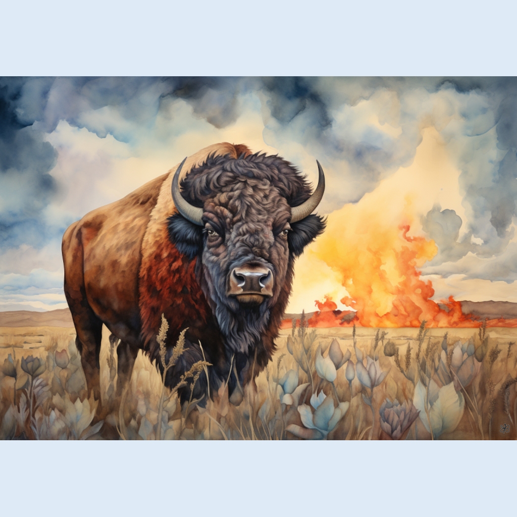 prairie bison #1