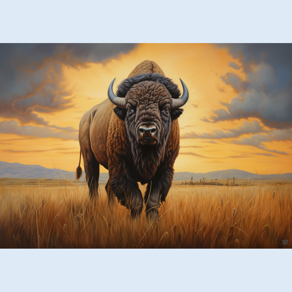 prairie bison #7