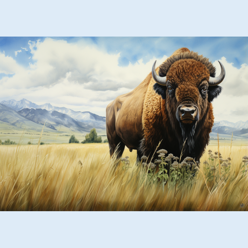 prairie bison #16