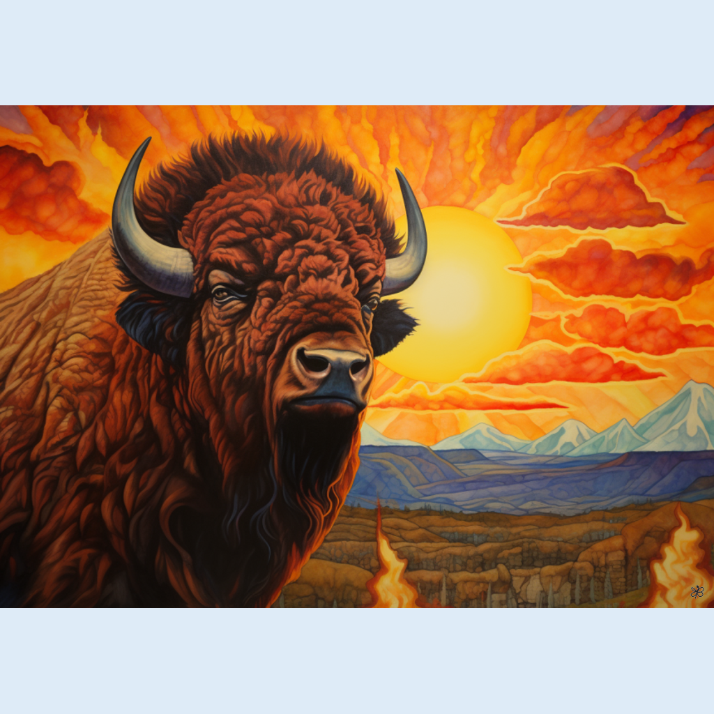 prairie bison #5