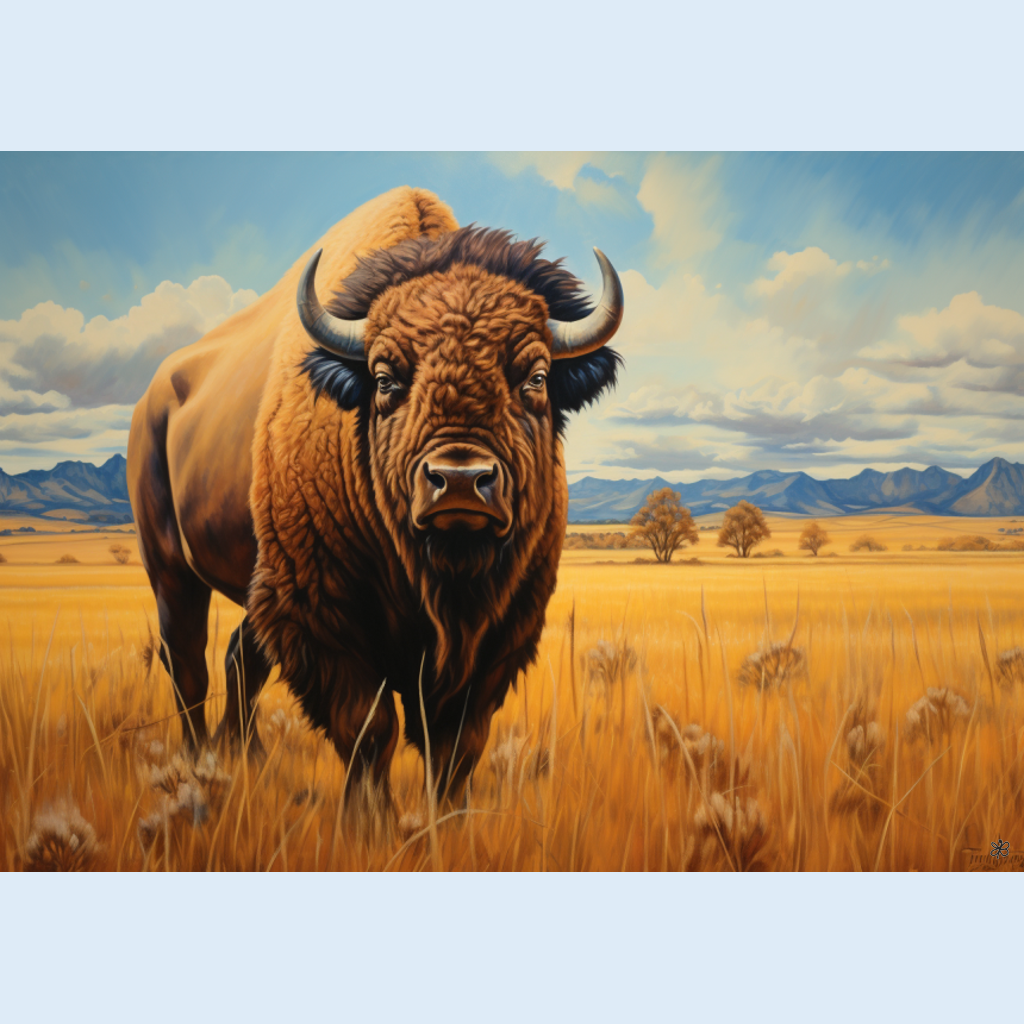 prairie bison #15