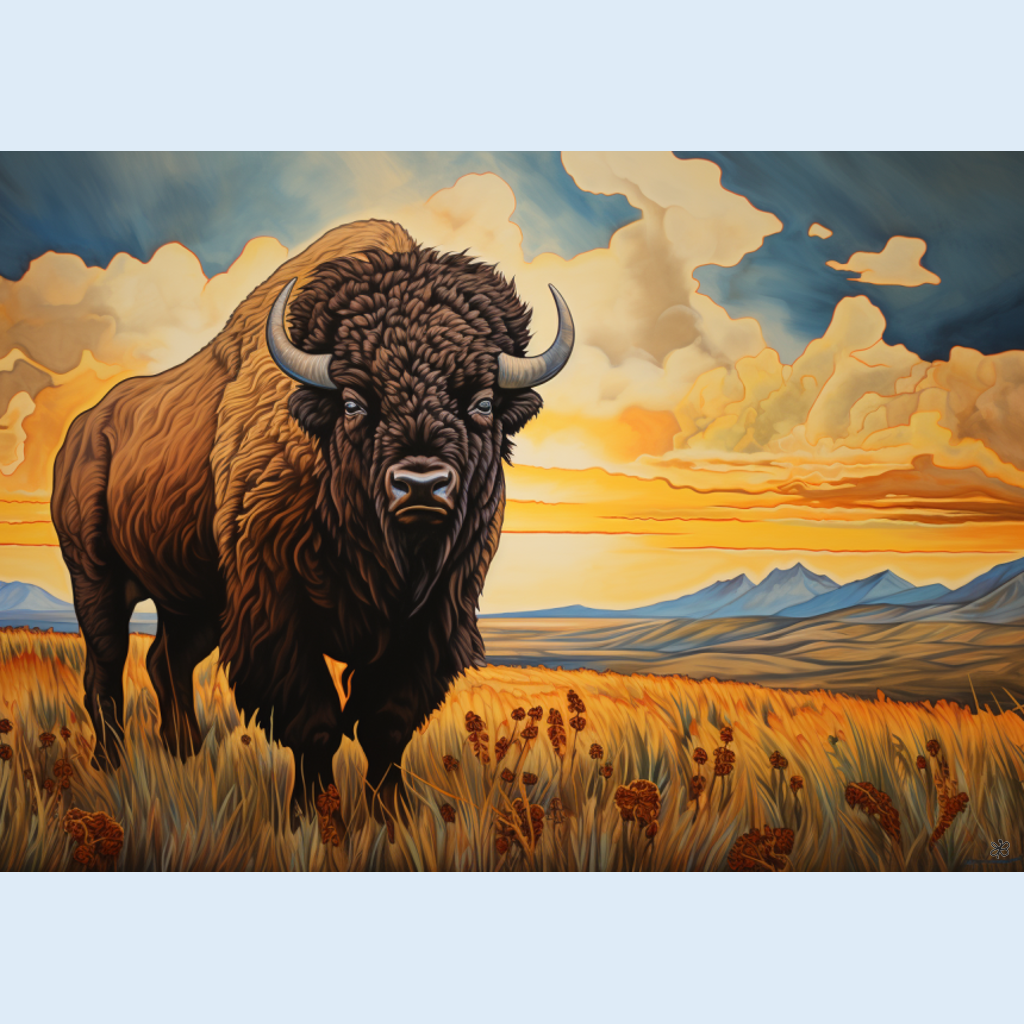prairie bison #8