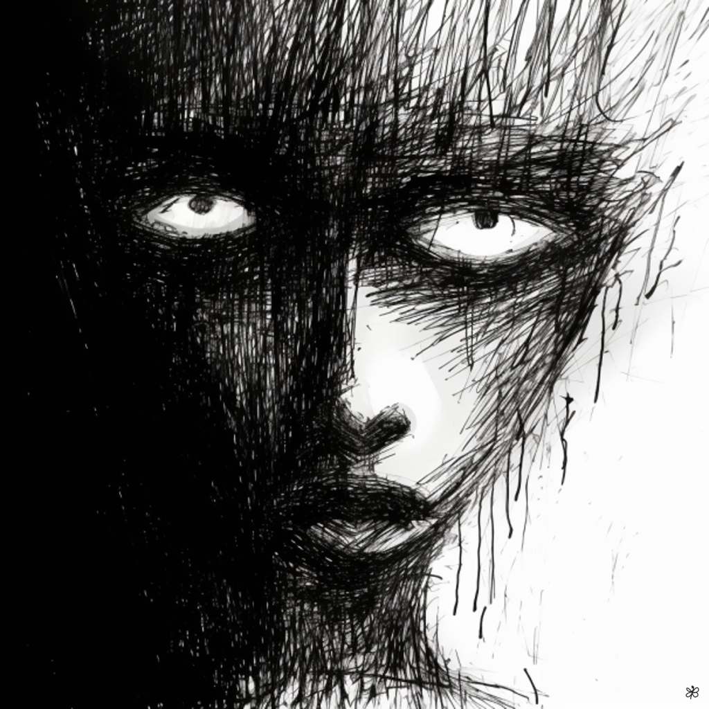 face glowing eyes #4