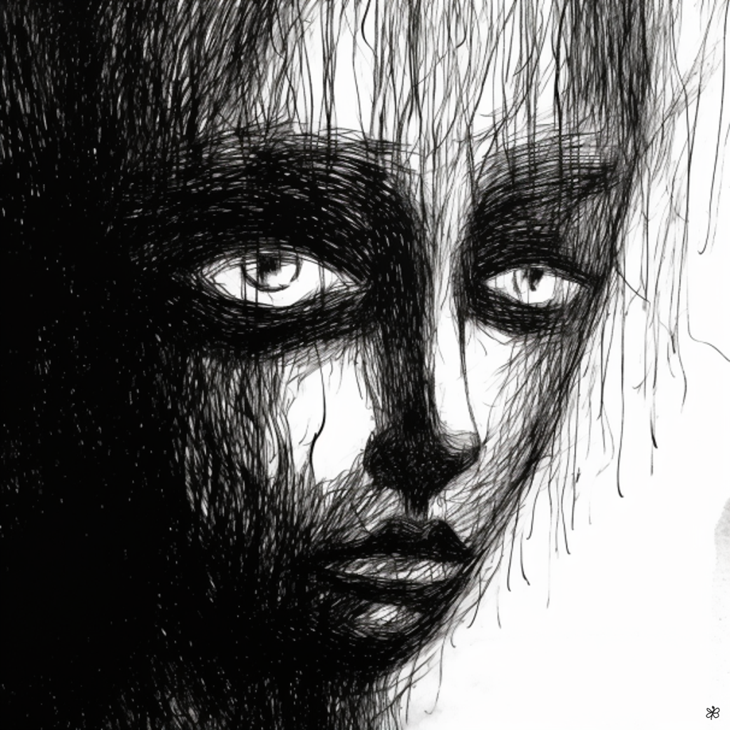 face glowing eyes #10