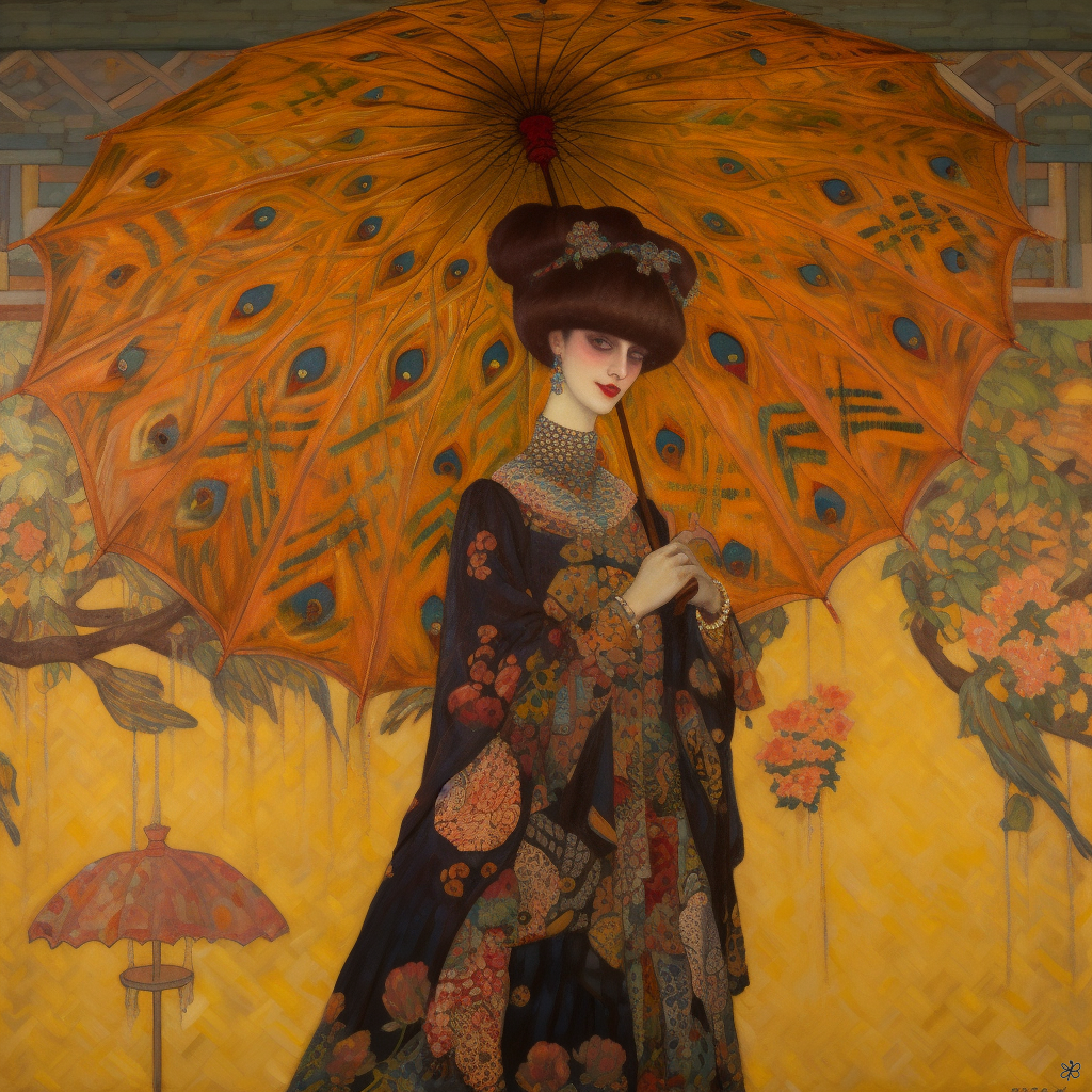 Woman umbrella #4