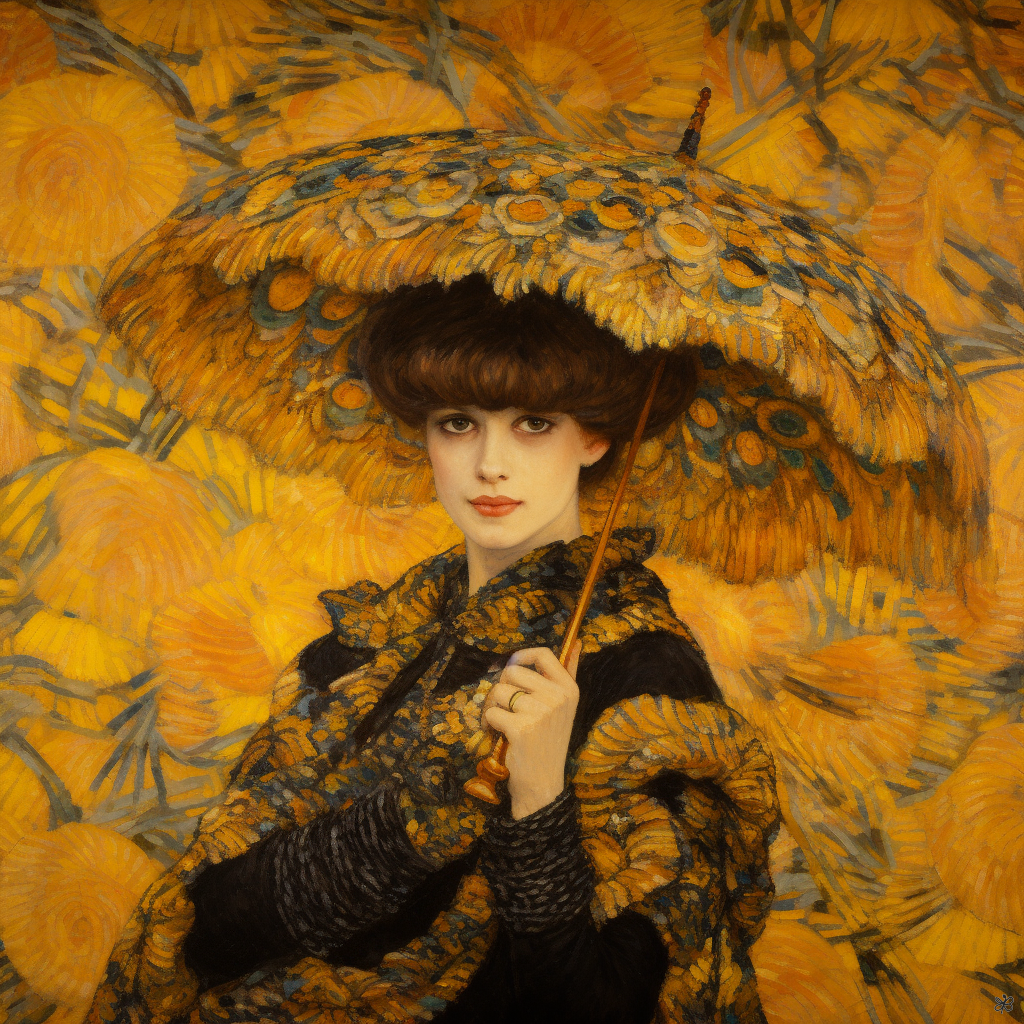 Woman umbrella #5