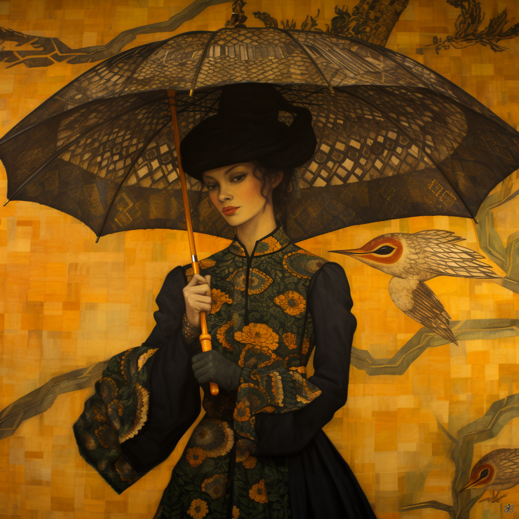 Woman umbrella #2