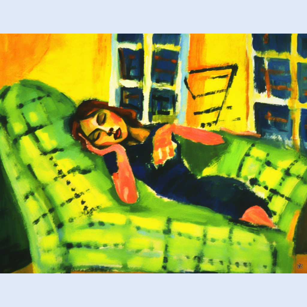 woman laying sofa #11