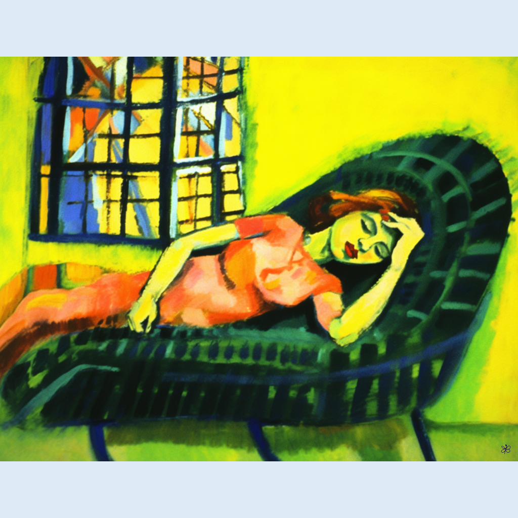 woman laying sofa #2