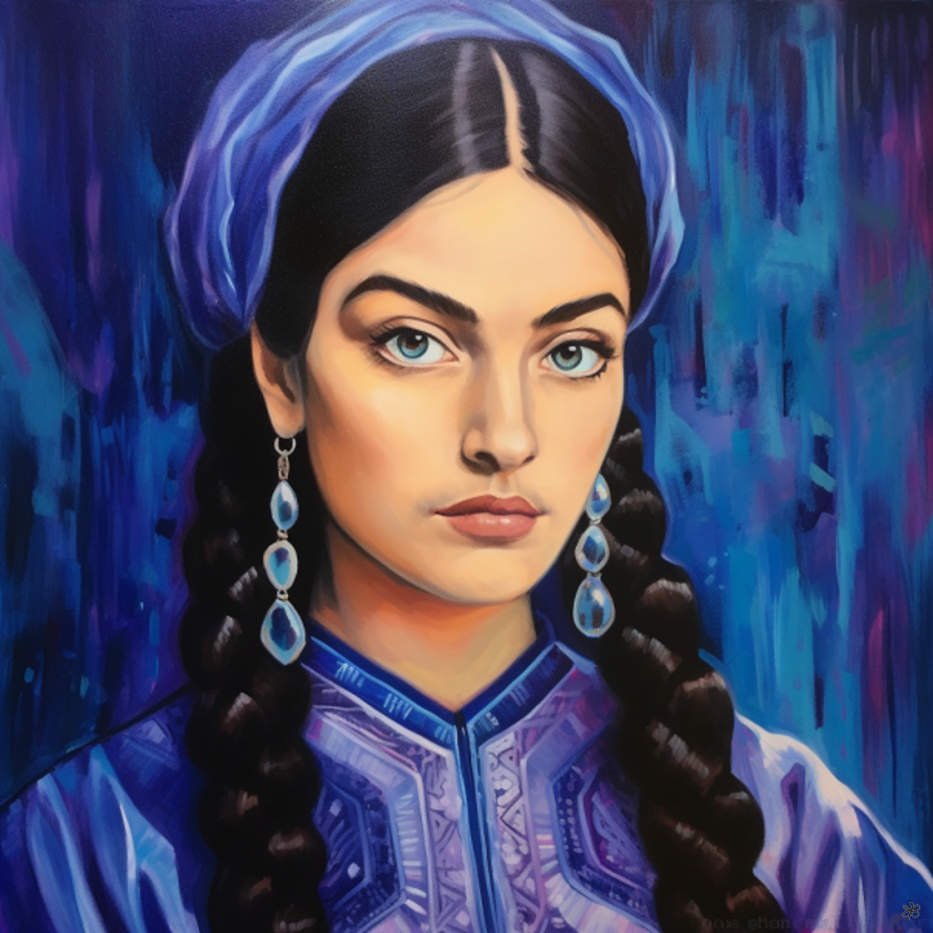 woman with beads #15