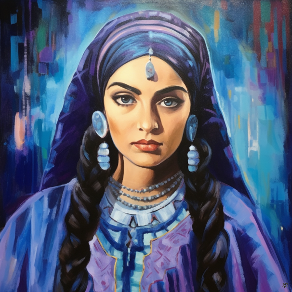 woman with beads #2