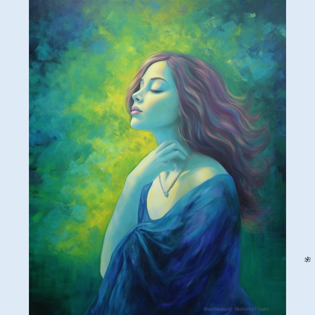 woman in green #5