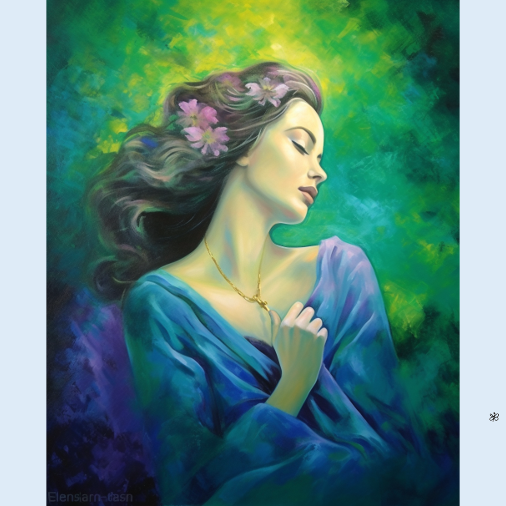woman in green #6