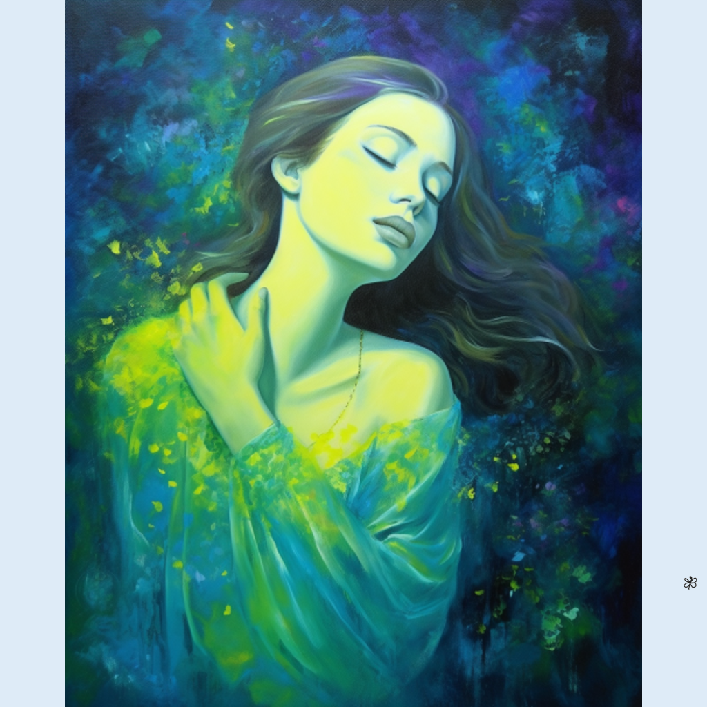 woman in green #7