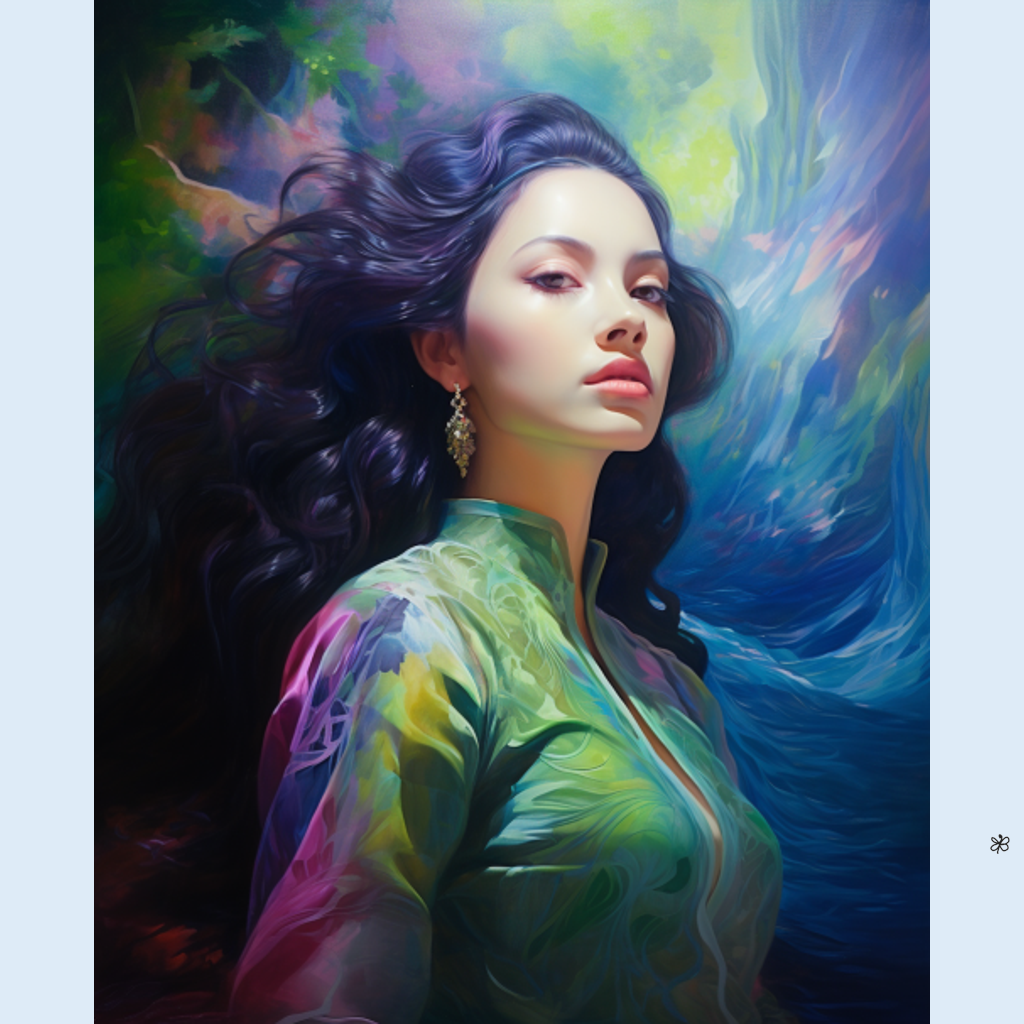 green woman #2