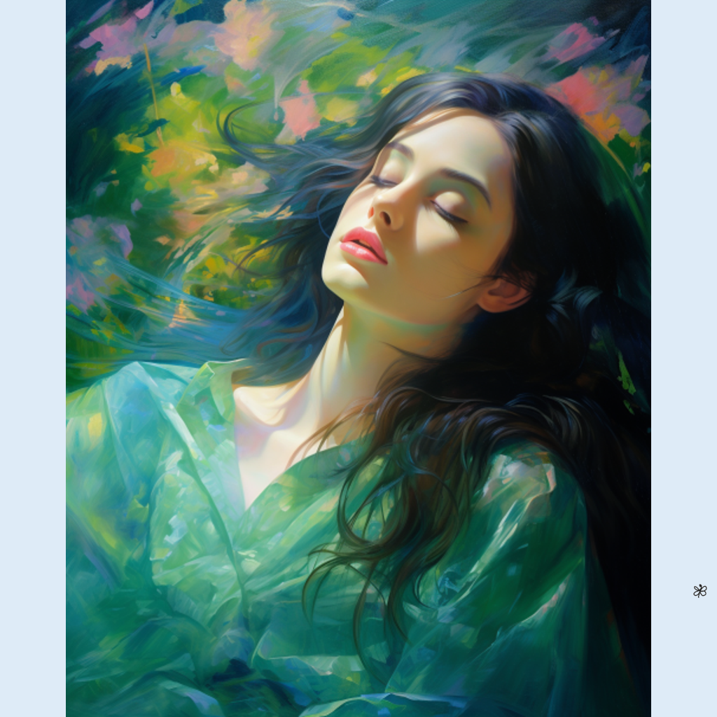 green woman #13