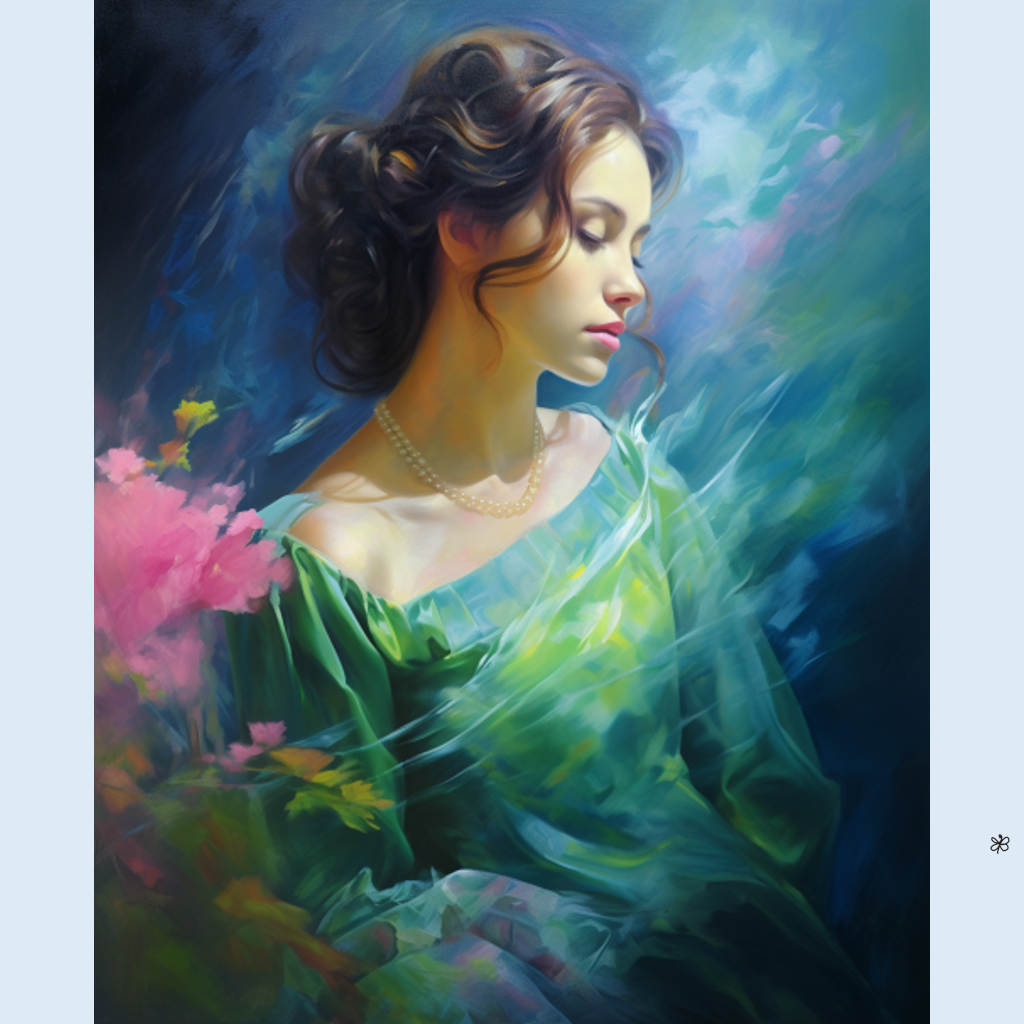 green woman #5