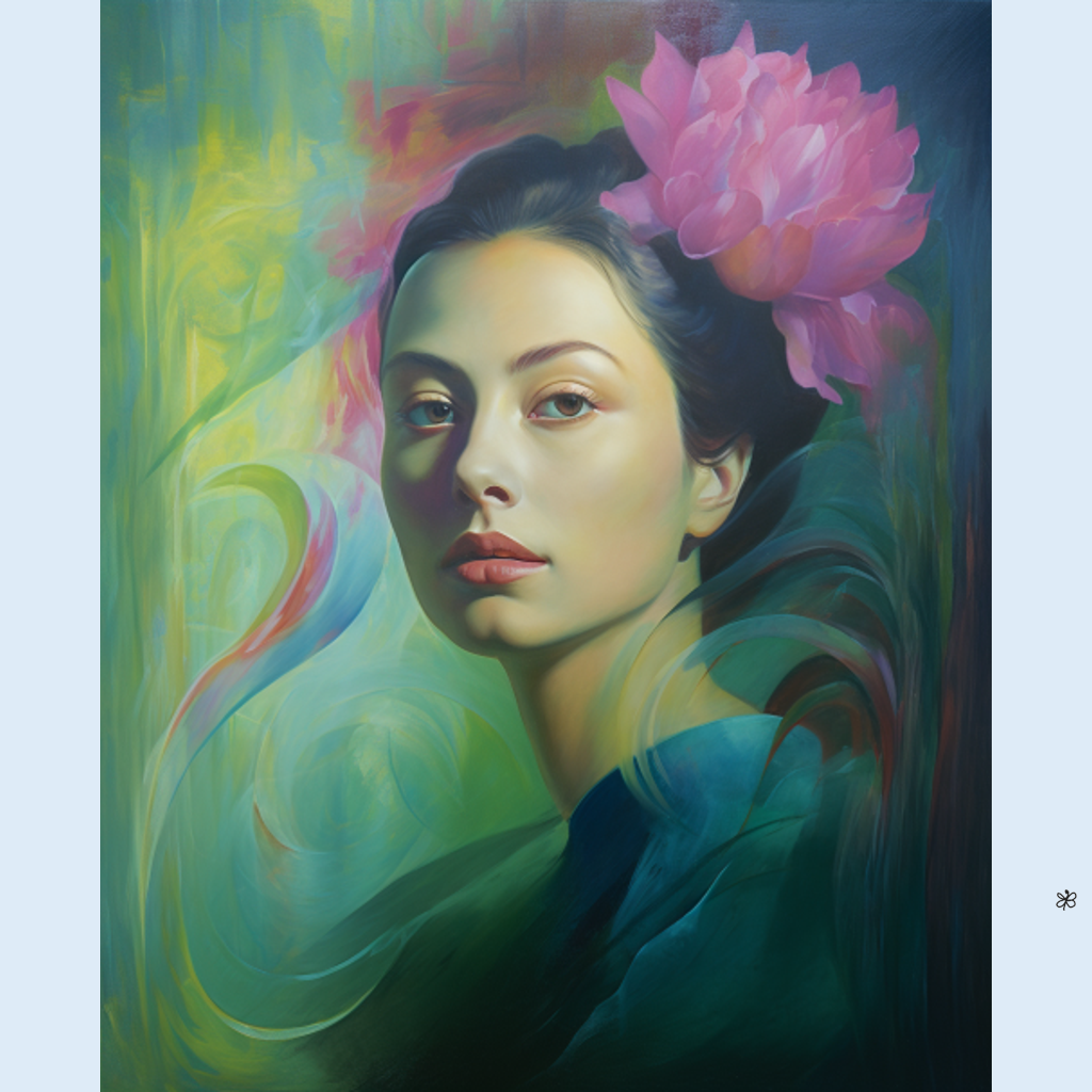 green woman #9