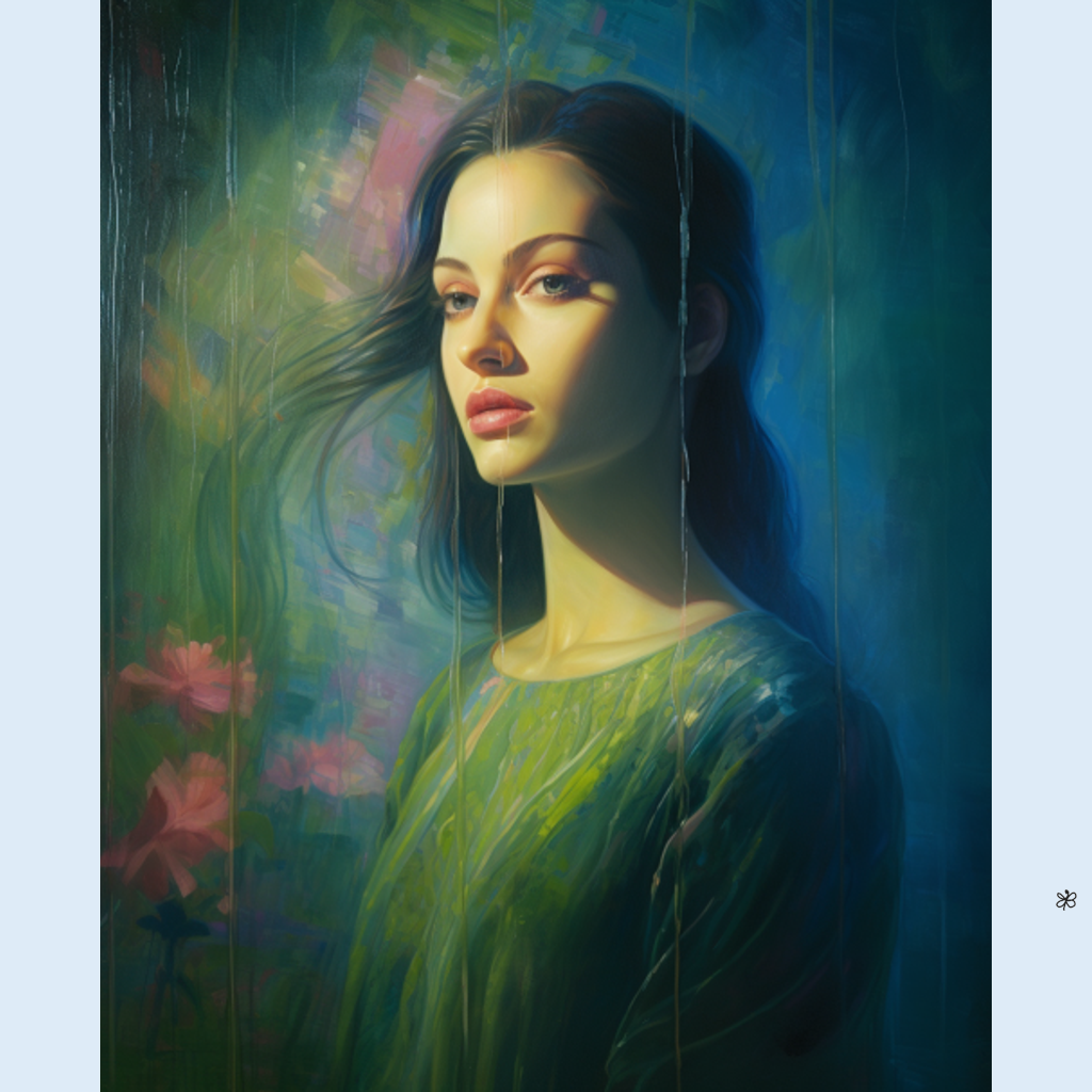 green woman #10