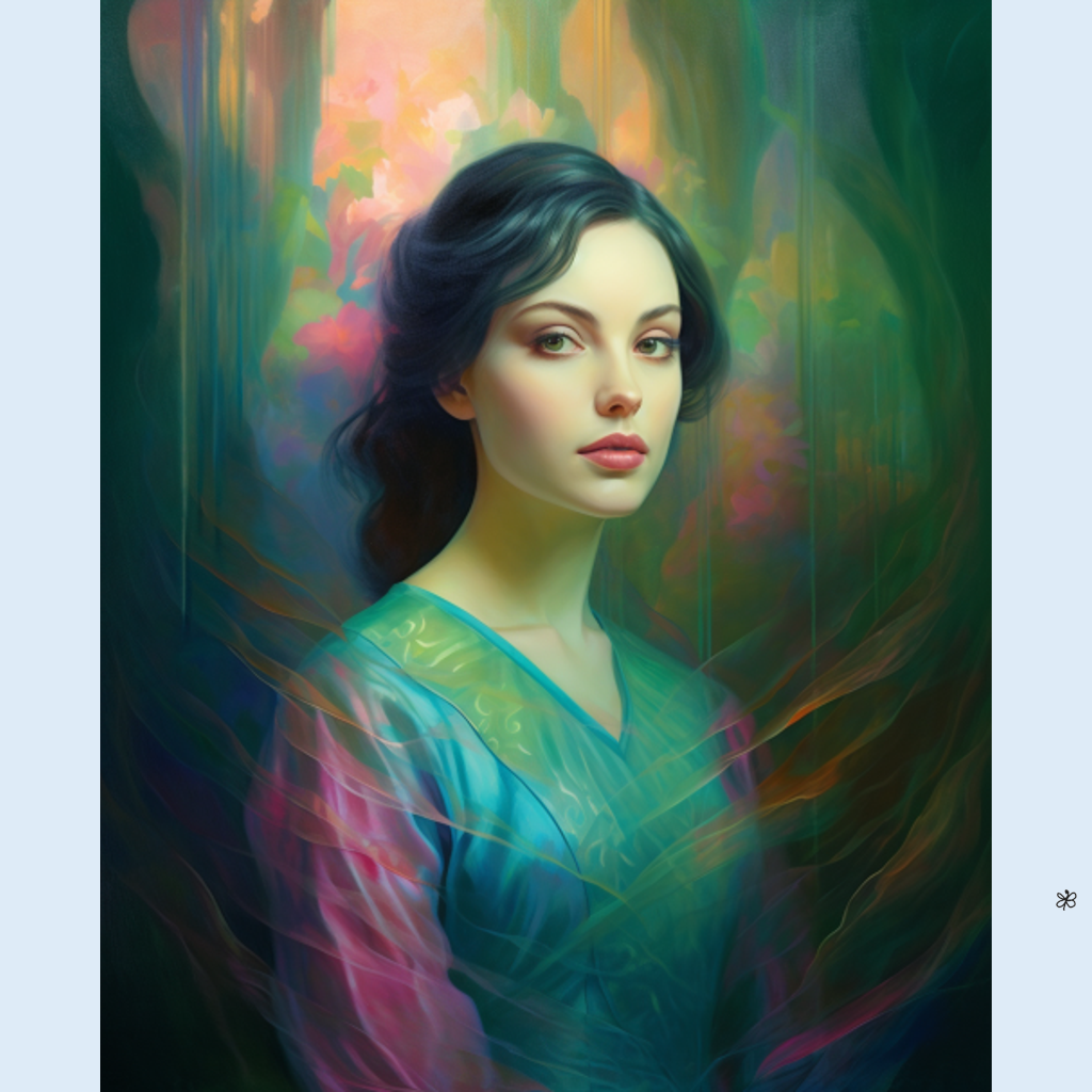 green woman #12