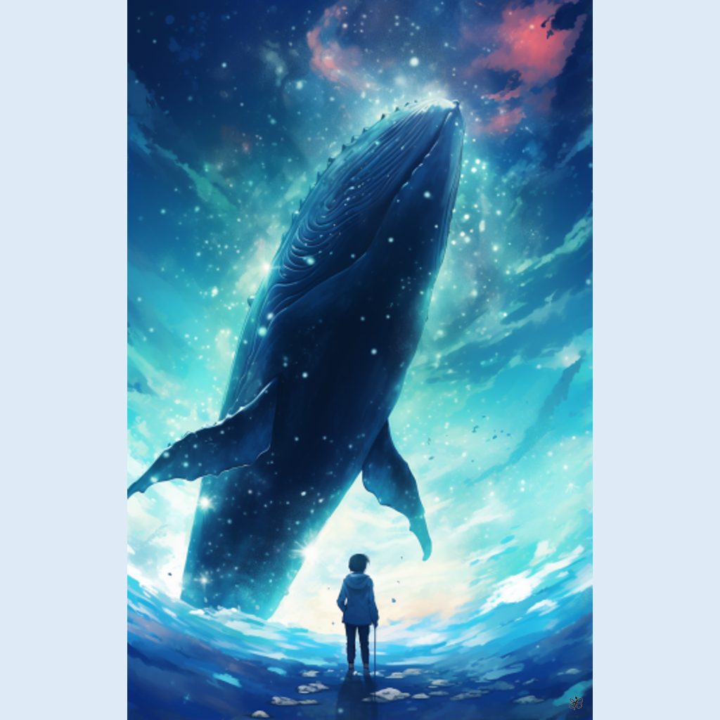 big whale flying #14