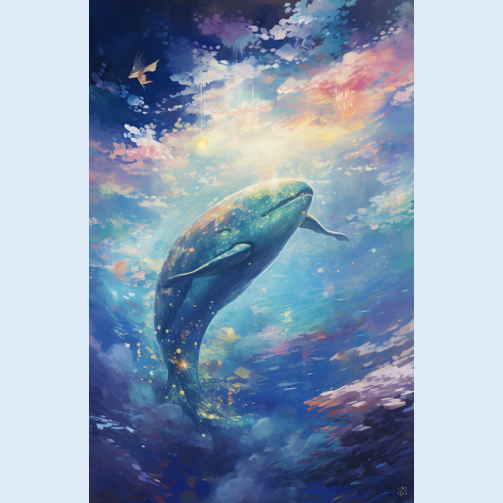 big whale flying #1